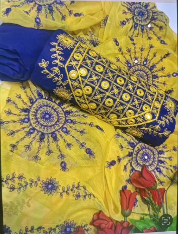 3 PC Heavy Embroidered Cotton Lawn Suits – S36-2702A