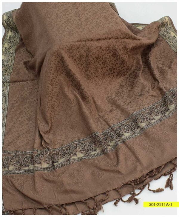 Wool Jacquard Winter Shawls – S01-2211A